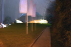Planetarium Bochum am Abend