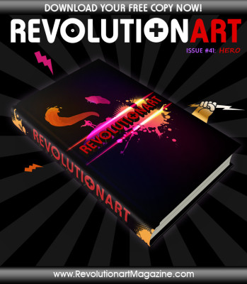 Poster der 42. Ausgabe des Revolutionart Magazine