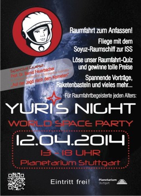 Yuris Night Stuttgart 2014 Flyer