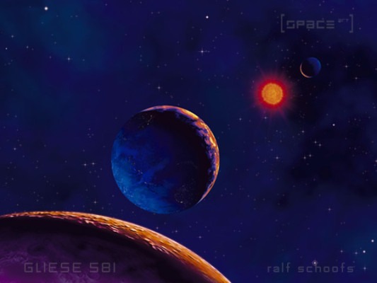 Gliese 581 c und Gliese 581 b