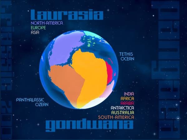 Pangaea Triassic 200 my