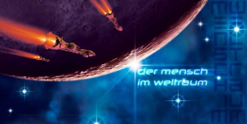 Ralf Schoofs SPACE ART Buch, Kapitel "Der Mensch im Weltraum", Seite 30-31 Ralf Schoofs SPACE ART Buch, Kapitel "Der Mensch im Weltraum", Seite 30-31